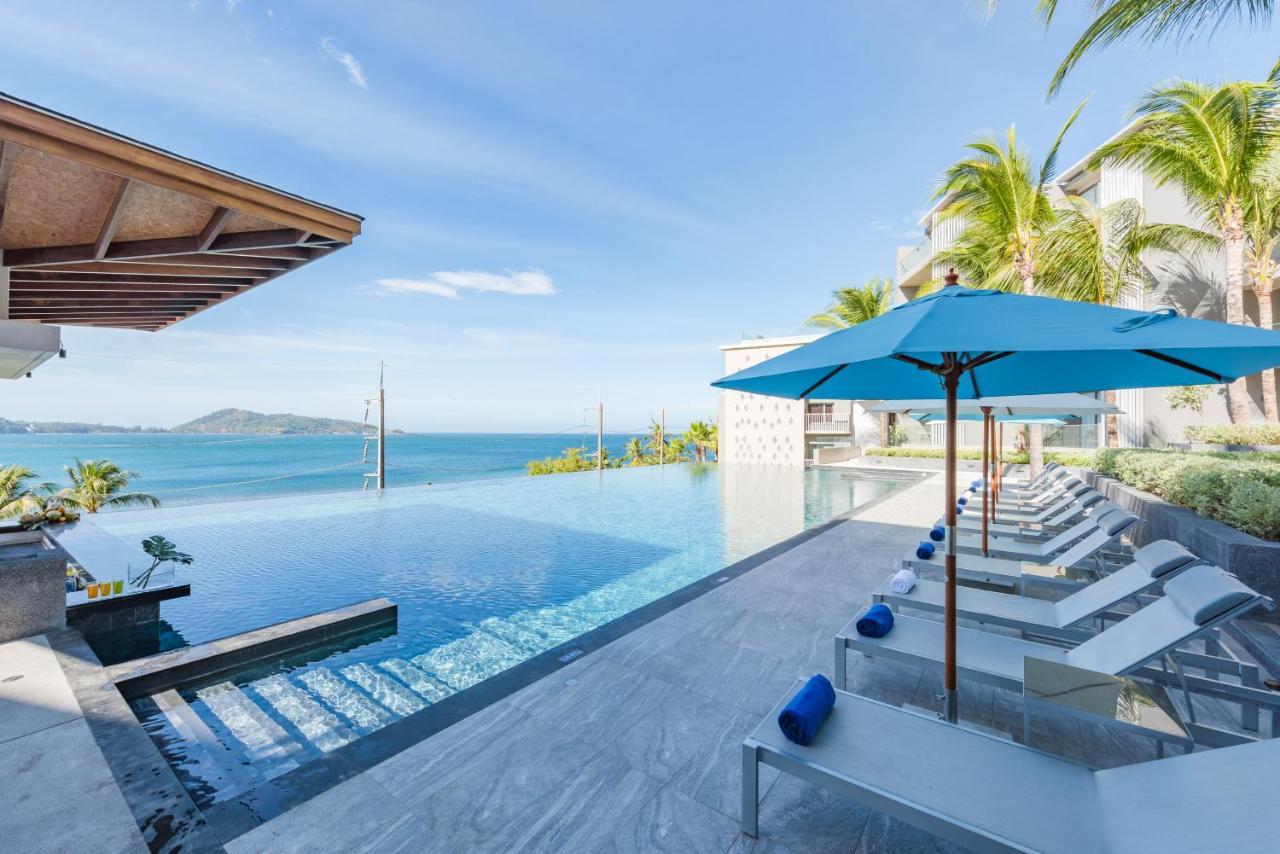Oceanfront Beach Resort - Sha Extra Plus Patong Екстериор снимка Infinity pool at the hotel