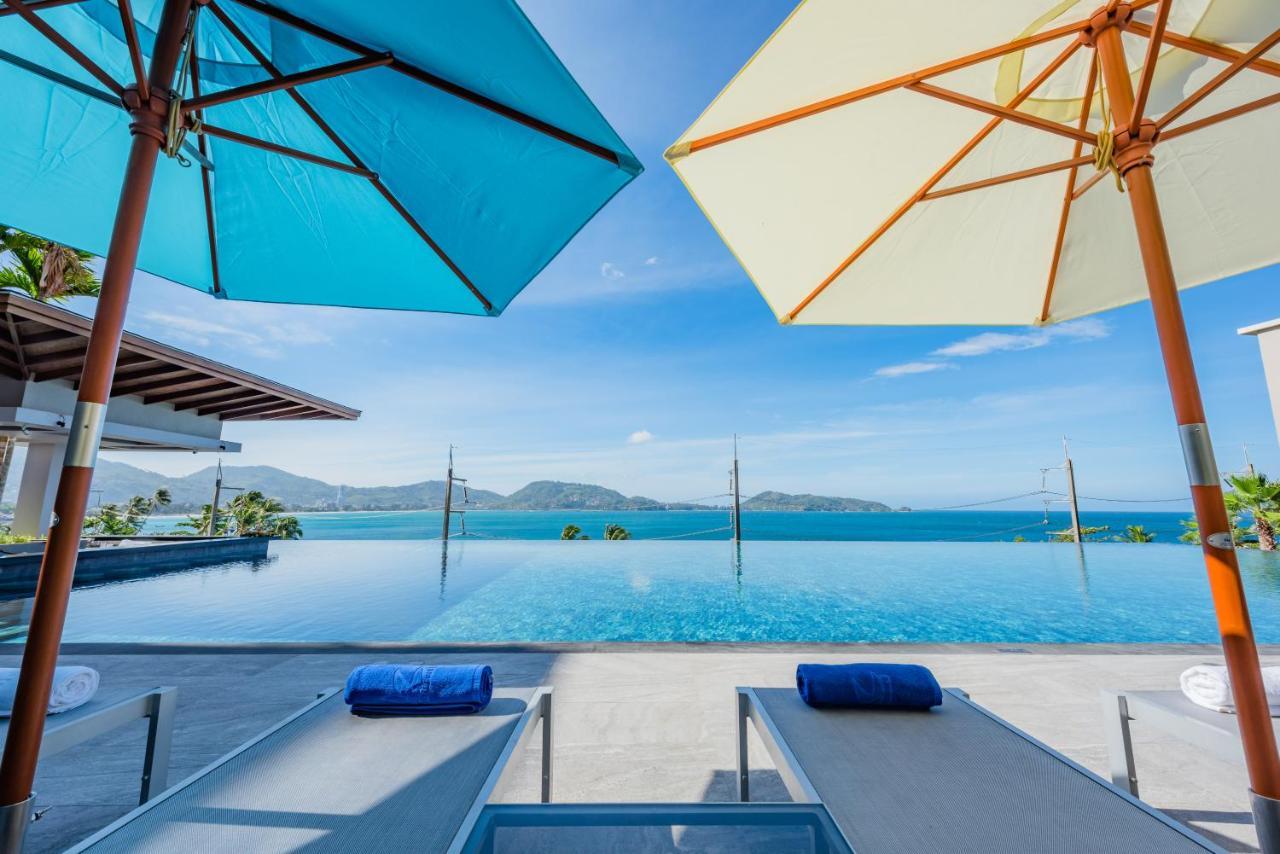 Oceanfront Beach Resort - Sha Extra Plus Patong Екстериор снимка View from the pool at the resort